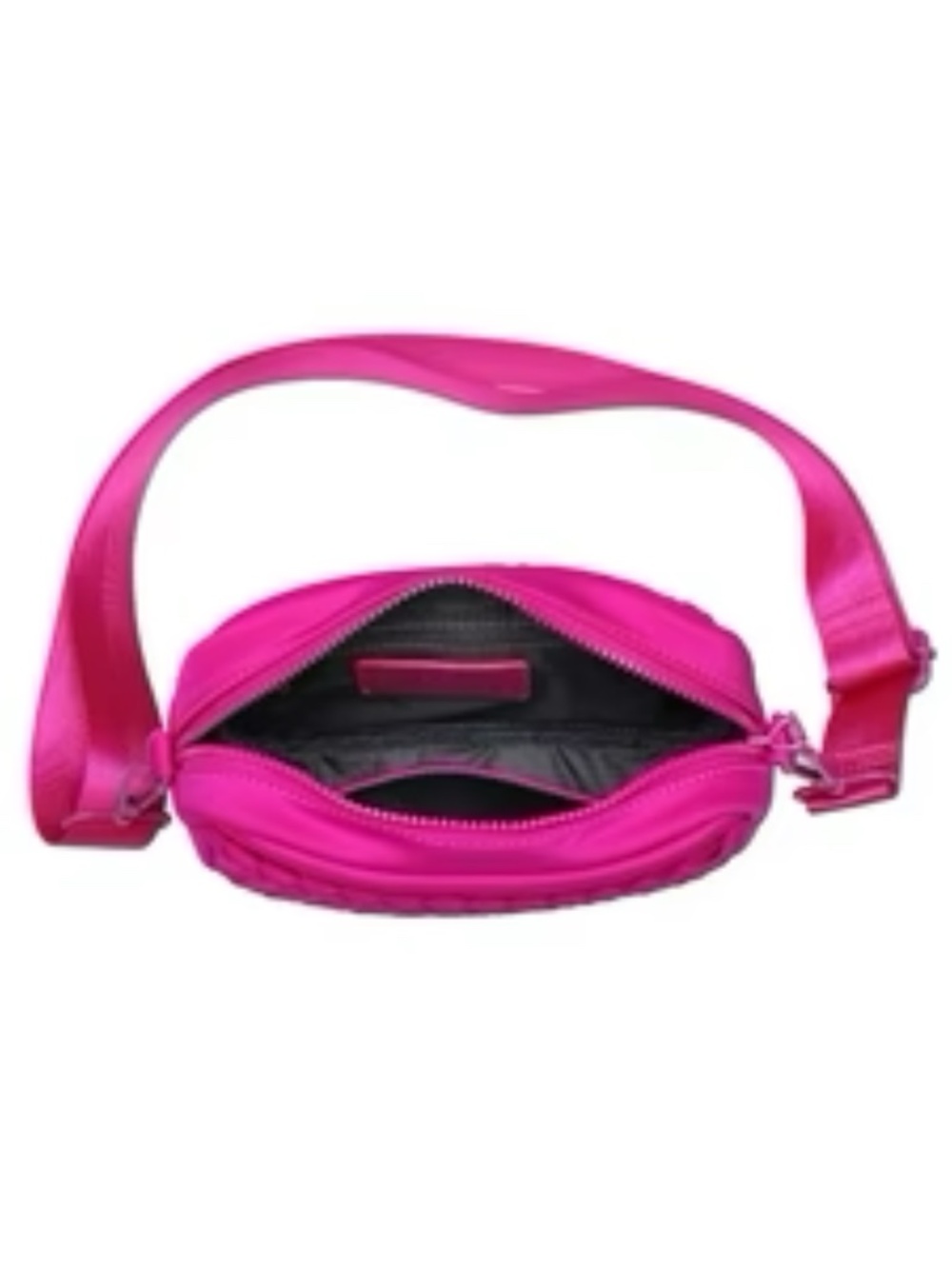 NWT Sol and Selene Fuchsia Neoprene Woven Crossbody Bag - Picture 9 of 9